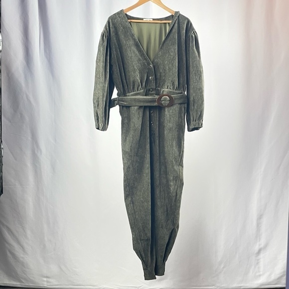 NWT Tularosa Meira Jumpsuit in Olive Green Size Extra Large XL - Picture 3 of 9